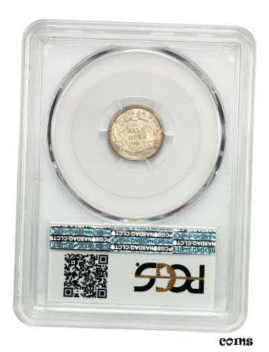 【極美品/品質保証書付】 アンティークコイン 硬貨 1868 H10c PCGS MS64 ex: D.L. Hansen Collection - Seated Half Dime [送料無料] #oot-wr-010676-3323 2