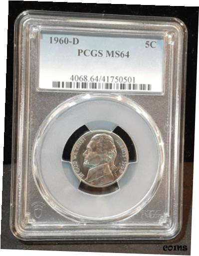 ڶ/ʼݾڽա ƥ    [̵] 1960-D JEFFERSON NICKEL PCGS MS64 - 0501