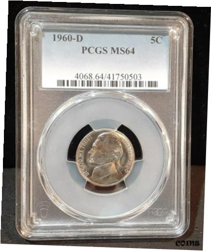 ڶ/ʼݾڽա ƥ    [̵] 1960-D JEFFERSON NICKEL PCGS MS64 - 0503