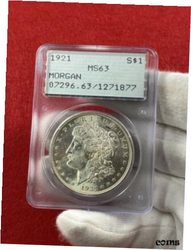 yɔi/iۏ؏tz AeB[NRC RC   [] 1921 P PCGS MS63 Morgan Silver Dollar $1 US Mint 1921-P MS-63 Rare Rattler