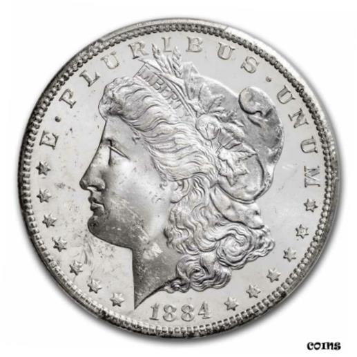 【極美品/品質保証書付】 アンティークコイン コイン 金貨 銀貨 [送料無料] 1884-CC Morgan Dollar MS-63 DMPL PCGS - SKU #24468 2