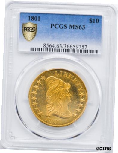 ڶ/ʼݾڽա 1801 DRAPED BUST $10 PCGS MS 63