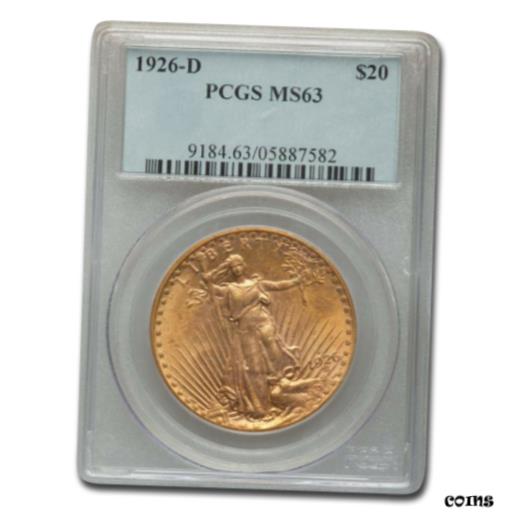 ڶ/ʼݾڽա 1926-D $20 Saint-Gaudens Gold Double Eagle MS-63 PCGS - SKU#166570