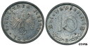 PCGS MS63 1941-B 10 Pfennig Pfg Germany, Third Reich J.371 WW2 *1 つ高い*PCGS MS63 1941-B 10 Pfennig Pfg Germany, Third Reich J.371 WW2 *One higher*(3)