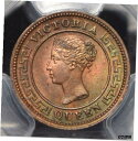 yɔi/iۏ؏tz AeB[NRC RC   [] Ceylon 1901 1/4 Cent PCGS MS63BN incandescent blue toning PC0831 combine shippin