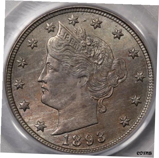 ڶ/ʼݾڽա ƥ    [̵] 1893 Liberty Nickel PCGS MS-63 - Generation 4.4 Blue Holder