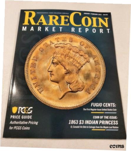 楽天金銀プラチナ　ワールドリソース【極美品/品質保証書付】 アンティークコイン コイン 金貨 銀貨 [送料無料] Rare Coin Market Report... （PCGS Price Guide）. Jan-Feb 2022. NEW !!!