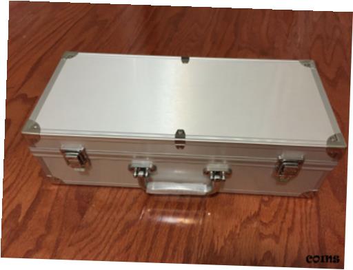 ڶ/ʼݾڽա ƥ    [̵] Aluminum Storage &Display Box Case Holds 50 PCGS NGC ANACS Coin Holders Slabs