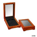 【極美品/品質保証書付】 アンティークコイン コイン 金貨 銀貨 [送料無料] 1 Certified Coin Oak Display Box Slab Case PCGS NGC IGC New ANACS Safe Deposit