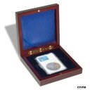 楽天金銀プラチナ　ワールドリソース【極美品/品質保証書付】 アンティークコイン コイン 金貨 銀貨 [送料無料] Certified 1 Coin Box Mahogany Wood Style PCGS NCG ANACS Case Best Price Offer