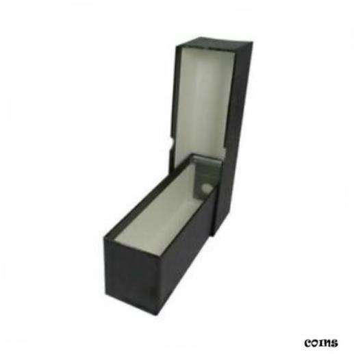 【極美品/品質保証書付】 アンティークコイン コイン 金貨 銀貨 送料無料 Black Cardboard Coin Slab Single Row Storage Boxes for NGC PCGS Other Slabs