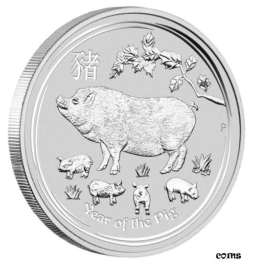 ڶ/ʼݾڽա ƥ    [̵] Australia - 10 $2019-Lunar II Year of the Pig - 10 OZ Silver ST-