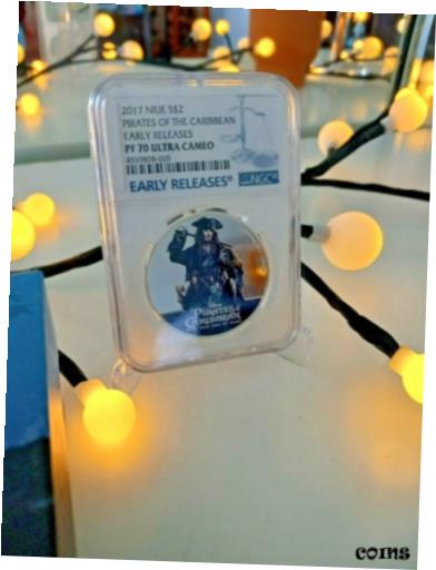 ڶ/ʼݾڽա ƥ    [̵] Pirates of the Caribbean - Johnny Depp 2017 Niue 1oz NGC 70 Ultra Cameo Coin MIB