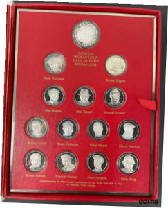 ハミルトン 世界ゴルフ殿堂 シルバー コイン コレクション 999 シルバー 15 オンス CoAHamilton World Golf Hall Of Fame Silver Coin Collection 999 Silver 15 Oz CoA