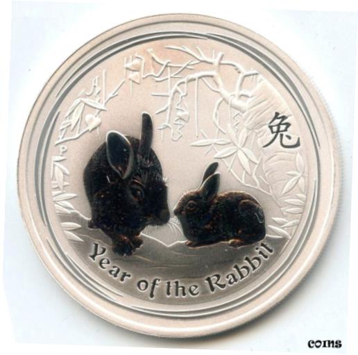 yɔi/iۏ؏tz AeB[NRC RC   [] 2011 Australia Lunar Year of Rabbit 999 Silver 1 oz Coin $1 Commemorative BX403