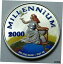 2000 ミレニアム 20 ドル リベリア共和国 999 シルバー ラウンド メダル カラー化コイン2000 MILLENNIUM $20 DOLLARS REP.OF LIBERIA 999 SILVER ROUND MEDAL COLORIZED COIN 59,500円