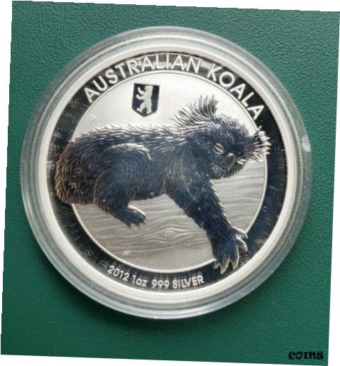 【極美品/品質保証書付】 アンティークコイン コイン 金貨 銀貨 送料無料 2012 Australian Koala 1 oz 999 Silver coin Berlin Bear Privy in plastic air-tite