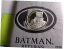 【極美品/品質保証書付】 アンティークコイン コイン 金貨 銀貨 送料無料 BATMAN RETURNS PENGUIN DANNY DEVITO 1992 MOVIE RARE 999 SILVER COIN CASE COA