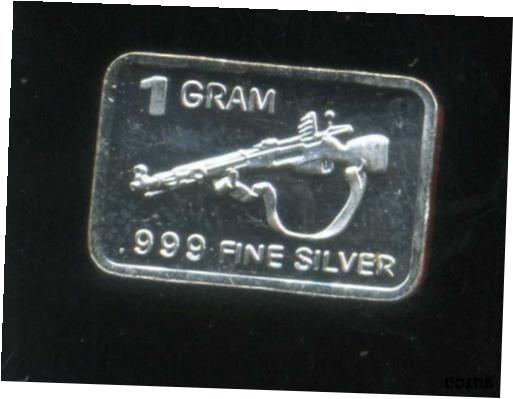 yɔi/iۏ؏tz AeB[NRC RC   [] GUN Mosin Nagant Sniper Rifle .999 PURE SILVER BULLION 1 GRAM 999 BAR COIN #1339