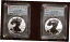 ڶ/ʼݾڽա ƥ    [̵] 2021 American Silver Eagle T1 &T2 Rev Proof | PCGS PR69 | FDI Flag Label