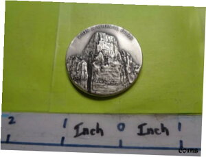 ザイオン国立公園 デビルズ タワー ワイオミング 1972 メダル 999 シルバー コイン レア #ZZION NATIONAL PARK DEVILS TOWER WYOMING 1972 MEDALLIC 999 SILVER COIN RARE #Z