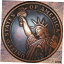 ڶ/ʼݾڽա ƥ    [̵] 1 Oz 999 fine copper, Antique, dark worry coin, Statue of LIBERTY design, EDC