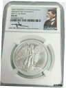 2017 国立公園財団 1 オンス 999 ファイン シルバー NGC MS70 メルカンティ サイン入り M5542017 NATIONAL PARK FOUNDATION 1 OZ 999 FINE SILVER NGC MS70 MERCANTI SIGNED M554
