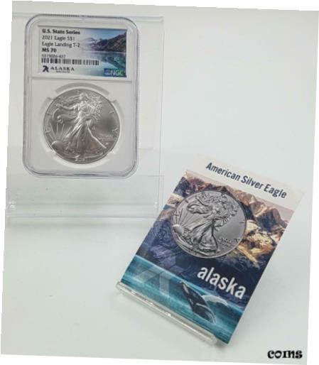 ڶ/ʼݾڽա ƥ    [̵] Alaska 2021 T1 Philadelphia | American Silver Eagle | .999 Silver 1 oz