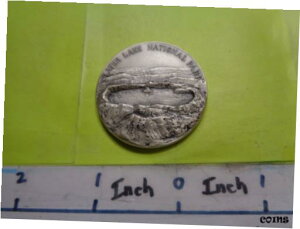 クレーター レイク国立公園 オレゴン 1972 メダリック レリーフ 999 シルバー コイン レア #ZCRATER LAKE NATIONAL PARK OREGON 1972 MEDALLIC RELIEF 999 SILVER COIN RARE #Z
