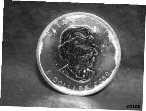【極美品/品質保証書付】 アンティークコイン コイン 金貨 銀貨 [送料無料] Silver Coin 999-Canada $5 2010 (1 OZ) 
