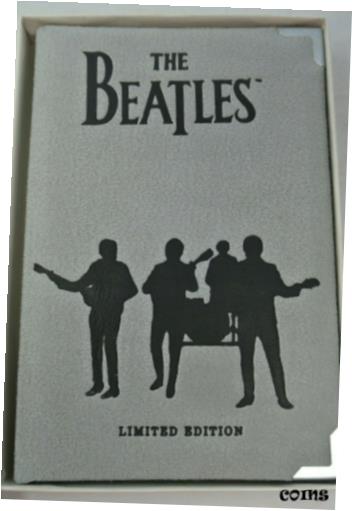 【極美品/品質保証書付】 アンティークコイン コイン 金貨 銀貨 [送料無料] THE BEATLES RUBBER SOUL ALBUM 90s VINTAGE 999 SILVER COIN CASE