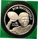 ボブ ウォーターフィールド NFL 殿堂同窓会 1 トロイ オンス .999 ファイン シルバー ラウンド コイン 999Bob Waterfield NFL Hall Of Fame Alumni 1 Troy Oz .999 Fine Silver Round Coin 999