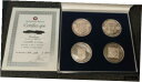 【極美品/品質保証書付】 アンティークコイン コイン 金貨 銀貨 送料無料 4 Silver coins from Catalonia (Barcelona, Lleida, Girona, tarragona) 100G