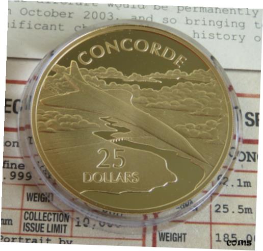 ڶ/ʼݾڽա ƥ    [̵] CONCORDE 2005 SOLOMON ISLANDS $25 1oz .999 SILVER PROOF - coa