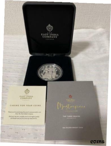  アンティークコイン コイン 金貨 銀貨  2021 St Helena Three Graces 2oz ?2 999Ag Proof Silver Coin Queen Elizabeth II UK