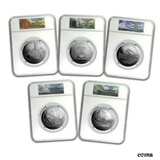  アンティークコイン 硬貨 2010 5 oz America The Beautiful 5 Coin Set NGC MS69 Early Release  #oct-wr-010846-268