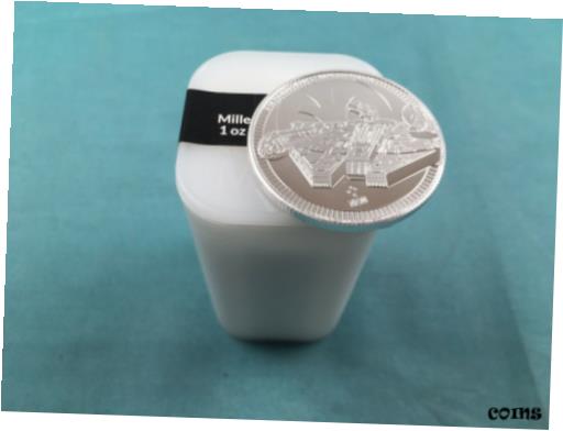 【極美品/品質保証書付】 アンティークコイン 銀貨 25 Coin Full Roll 1 oz Silver 2021 Star Wars Millennium Falcon Niue Coins Sealed [送料無料] #scf-wr-010847-1269