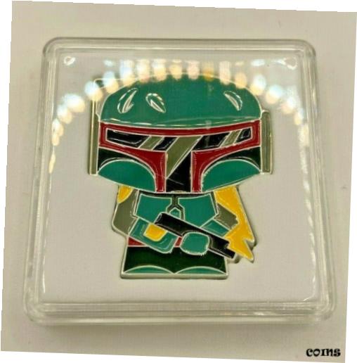 ڶ/ʼݾڽա ƥ    [̵] 2020 Niue Star Wars The Book Of Boba Fett Chibi 1 oz Silver Coin