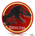 2020 ニウエ ジュラシック パーク ワールド シネマ エディション 1オンス 高貴なカラー化銀貨2020 Niue Jurassic Park World ...
