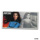  アンティークコイン コイン 金貨 銀貨  2019 Niue 5 gram Silver $1 Note Star Trek Deanna Troi - SKU#201234