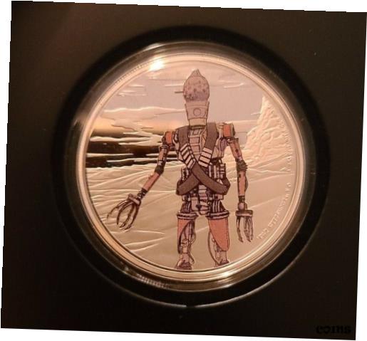 yɔi/iۏ؏tz AeB[NRC RC   [] 2021 Niue The Mandalorian IG-11 1 oz Colored Silver Proof Coin