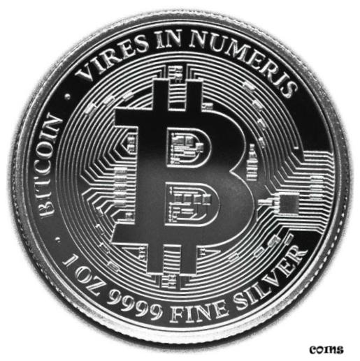 yɔi/iۏ؏tz AeB[NRC RC   [] BITCOIN 2022 1 oz .9999 Silver Bullion Coin in Capsule Niue