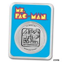 2021 Ms パックマン 40 周年記念 1 オンス .999 シルバー 2$ コイン ニウエ TEP パックマン2021 Ms PAC-MAN 40th Anniversary 1 oz .999 Silver 2$ Coin Niue In TEP PACMAN
