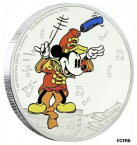 【極美品/品質保証書付】 アンティークコイン コイン 金貨 銀貨 [送料無料] 2016 Niue MICKEY MOUSE $2 The Band Concert Colorized 1oz .999 Proof Silver Coin