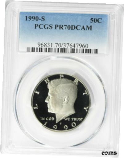 1990 S Kennedy CLAD ϡե顼 JFK ץ롼 PCGS PR70DCAM ǥ ᥪ ֥롼 50c1990...