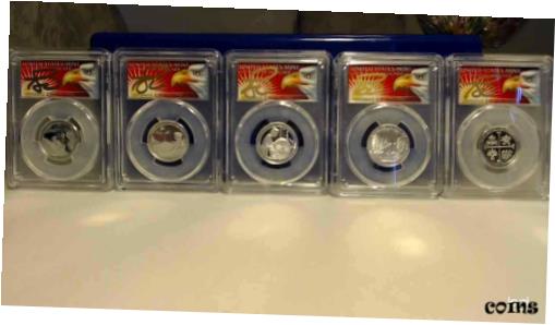 ڶ/ʼݾڽա ƥ    [̵] 2019 S PR70 PCGS - Silver Thomas Cleveland Limited Edition Proof Quarter Set