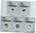 yɔi/iۏ؏tz AeB[NRC RC   [] 2019 S Silver National Parks Quarter Set PCGS PR70DCAM