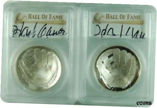 【極美品/品質保証書付】 アンティークコイン 硬貨 2014-P PCGS MS70/PR70DCAM Baseball Hall of Fame Autographed HANK AARON 1 FS 送料無料 oot-wr-010886-3022