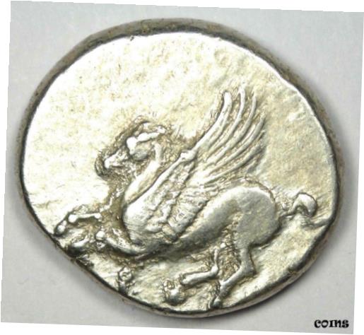 ڶ/ʼݾڽա ƥ  Greek Corinth AR Stater Silver Pegasus &Athena Coin 375-300 BC - XF (EF) [̵] #scf-wr-010888-242
