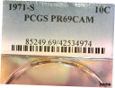 シンコ デ マヨ セール -- 米国 -- 1971-S PCGS PR69CAM ルーズベルト ダイム KM#195aCINCO DE MAYO SALE--...